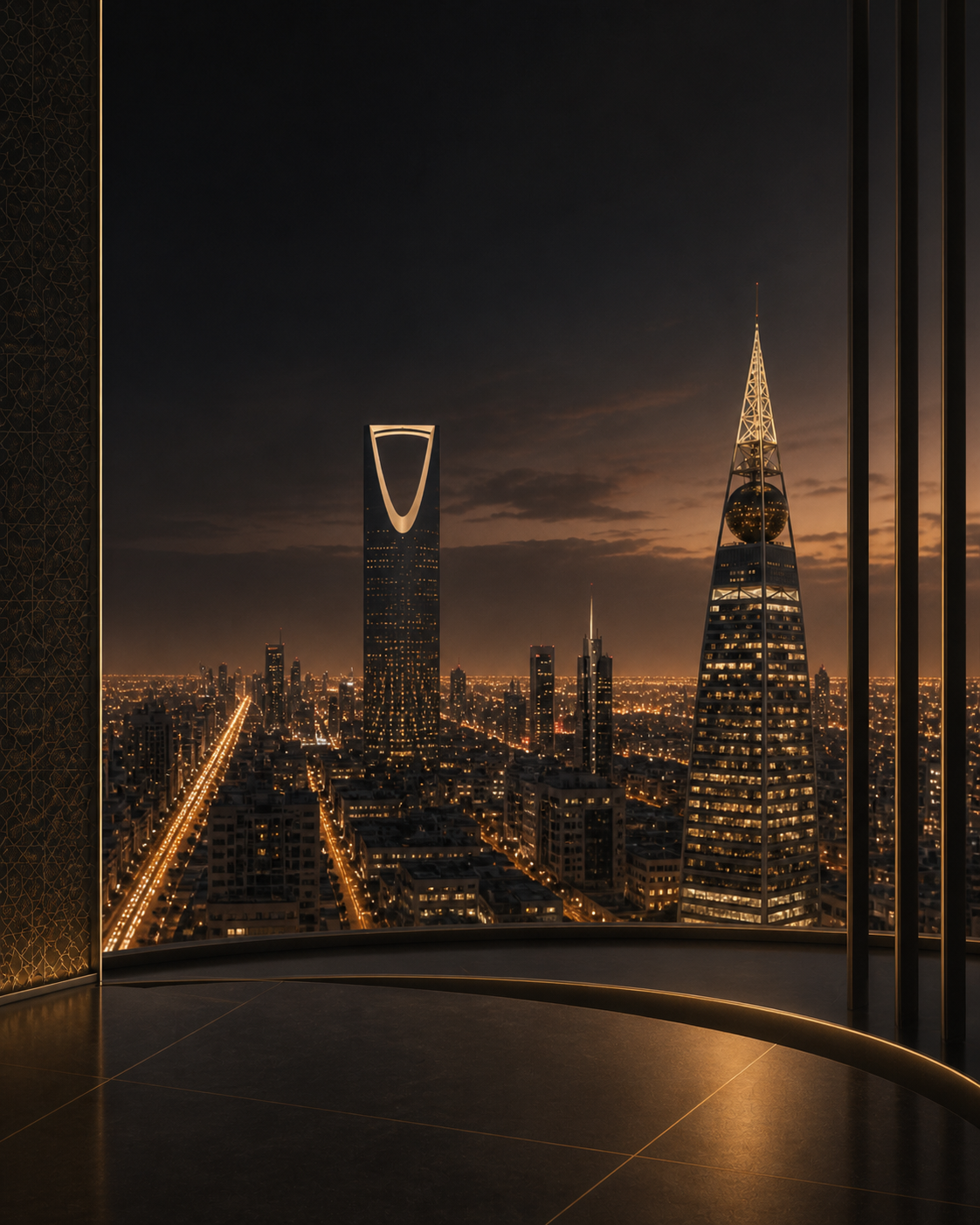 Saudi-inspired heritage visual